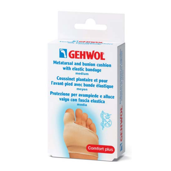 GEHWOL® Metatarsal and bunion cushion with elastic bandage
